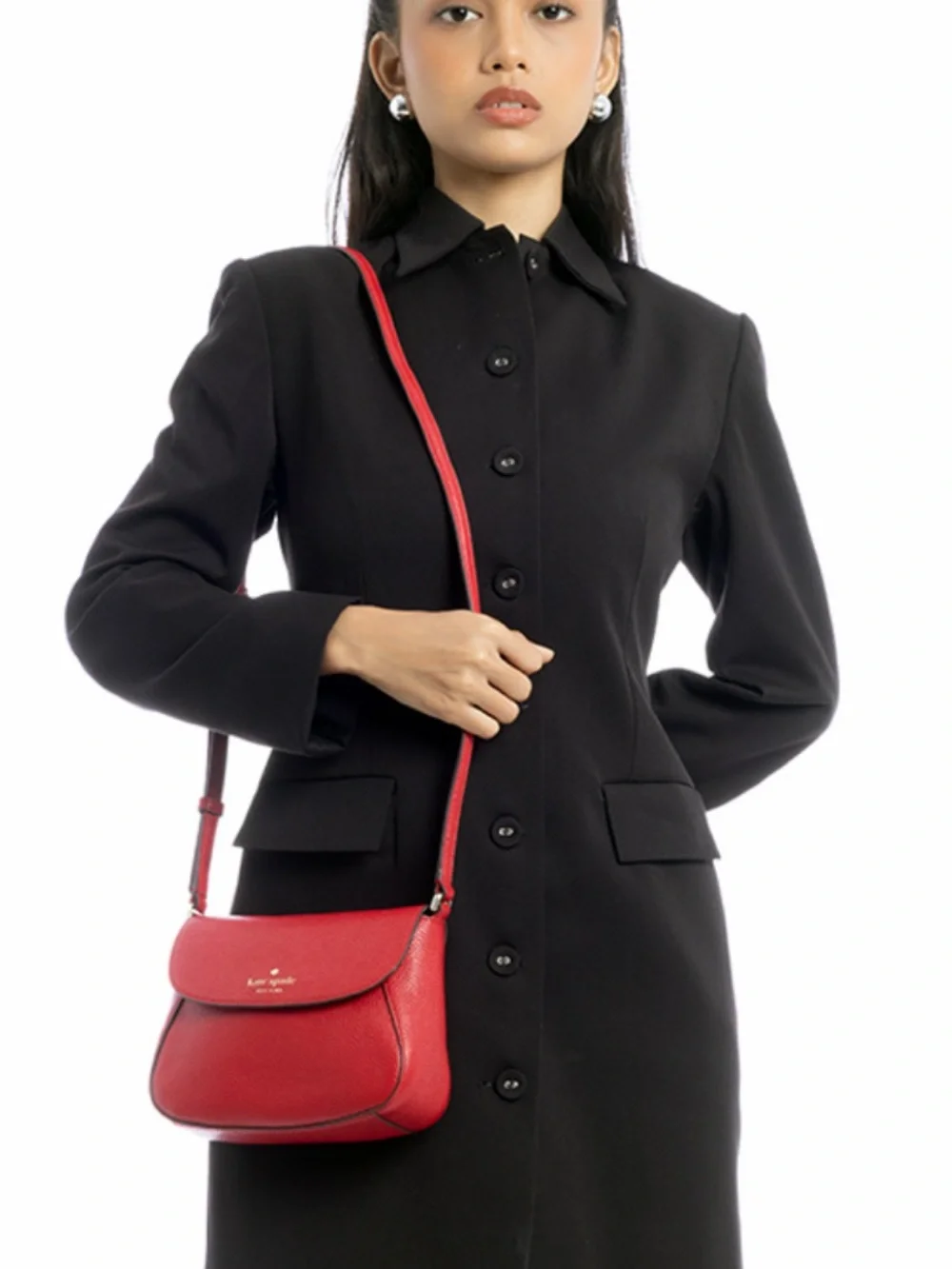 Kate Spade | Monica Leather Mini Flap Crossbody